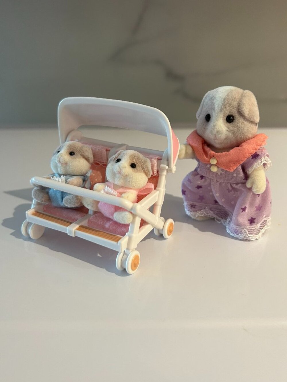 Calico Critters - Patty And Paden's Double Stroller